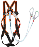 Full Body Harness Lite 1 D-ring – Double Kernmantle Lanyard Set