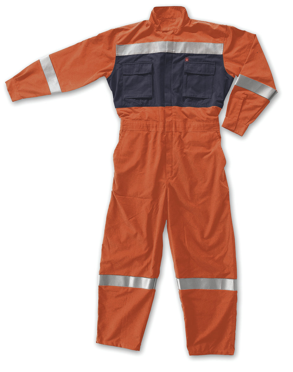 Fire Retardant Coverall with Reflective Rainwear Protection
