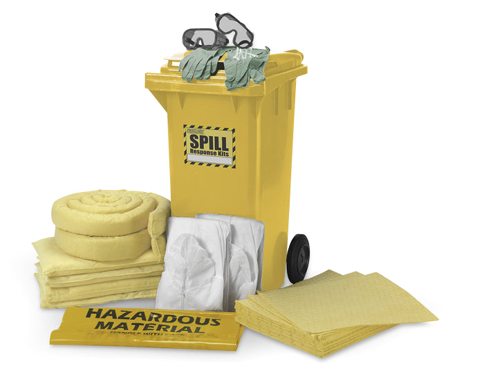 120 litre Dispenser Spill Kit Cart Chemical Only Spill Control Proguard Technologies