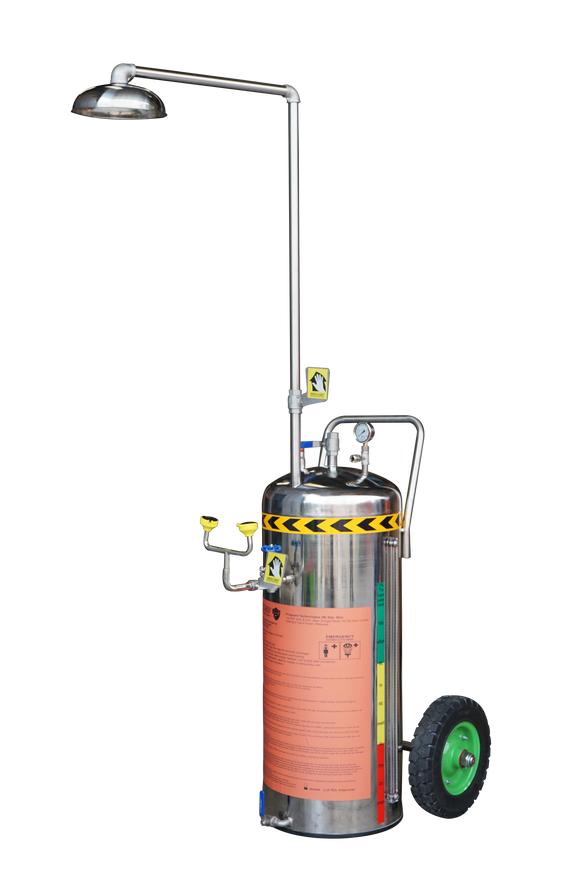 Mobile Self-Contained Emergency Shower and Eyewash - 120L – Proguard