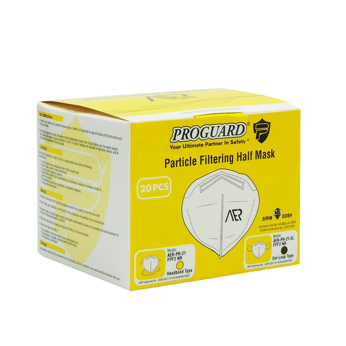 AER Foldable Particulate Respirator - FFP2 (Earloop Type) | Respiratory ...