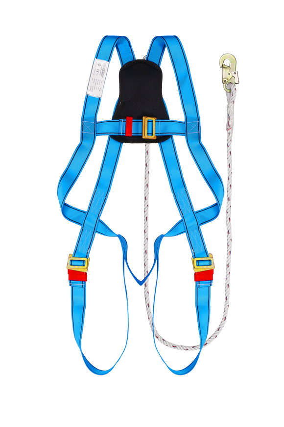 Full Body Harness Built-in Lanyard & Snap Hook