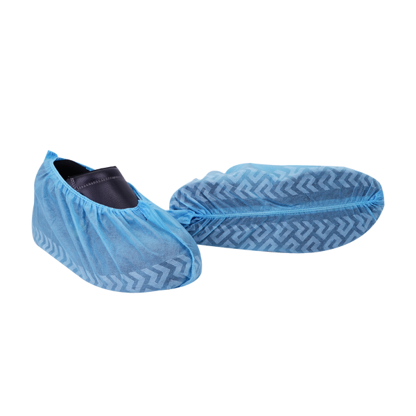 Blue shoe covers disposable anti skid hotsell