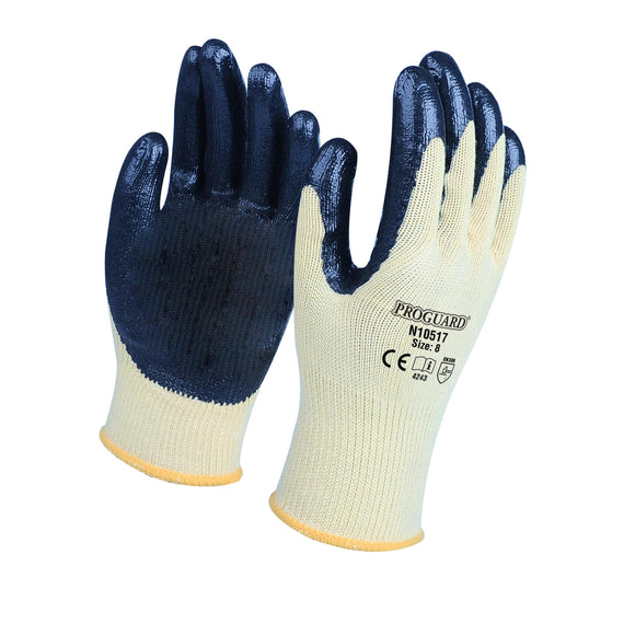 Polyester Cotton Shell Nitrile Coated Glove