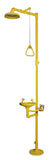 Polycarbonate Bowl Combination Emergency Shower And Eyewash