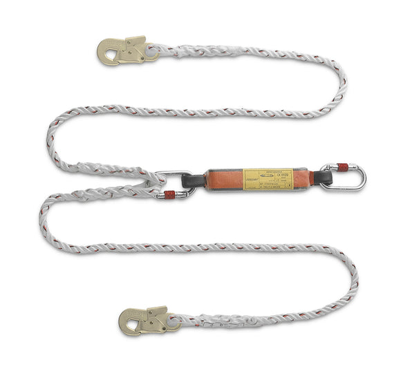 Twin Polyamide Lanyard with Energy Absorber