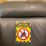 Don't Sit Here / Dilarang duduk sini